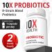 10X Health Probiotics for Men - 60 Capsules Immune Support Supplement & Probiotics for Digestive Health with Lactobacillus Rhamnosus Acidophilus & Bifidobacterium Probiotic for Gut Health - Buy Online on GoSupps.com