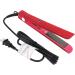 Professional 2-in-1 Hair Straightener & Curler - Red Rhinestone Flat Iron Adjustable Temperature Auto Shut Off US Plug 110V - International Shipping Available - Buy Online on GoSupps.com