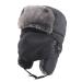 Winter Boy Trapper Trooper Hat Outdoor Warm Girls Ski Cap Windproof Mask Ear Flaps Hats for Kids Black-adult