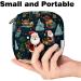 Travel Makeup Organizer for Women - Menstrual Cup Pocket Big Capacity Christmas Snowflake Design - 1 Count - Buy Online on GoSupps.com