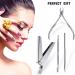 4-Piece Stainless Steel Cuticle Trimmer Nail Nipper Set - Nail Care Kit for Ingrown Toenails, Acrylic Nails, and False Nails - Silver - Buy Online on GoSupps.com