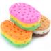 3 Pcs Bath Sponge for Women/Men/Teenager  Exfoliating Bath Sponge Body Sponges Shower  3 Colors Pouf Foam Loofahs Sponge to Spa Reusable 3 Count (Pack of 1)