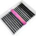 15 Rows Fluffy Cluster Lashes - Natural Thick Eyelash Extensions | 60D 80D 100D D Curl DIY Lashes - Buy Online on GoSupps.com
