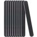 JoyJour 10 PCS Professional Double Sided Nail Files Emery Board 100/100 Grit Black Gel Cosmetic Manicure Pedicure