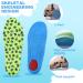 Buy 1 Pair Kids Insoles for Sneakers - Breathable Arch Support Inserts for Flat Feet - Fits Sizes 19-23 - Green - Buy Online on GoSupps.com