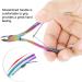 Colorful Nail Clipper Colorful Stainless Steel Titanium Nail Dead Skin Removal Clipper Cuticle Scissors Manicure Pedicure Tool - Buy Online on GoSupps.com