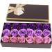 Fockety Coffret Cadeau Romantique de Savon Rose d grad Violet pour Cadeau de Vacances Savon de Bain Fait la Main pour la Saint-Valentin/f te des M res/No l 18 Fleurs de Jouet Rose - Buy Online on GoSupps.com