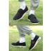 DENACARE Men's Wide Width Adjustable Closure Shoes for Diabetic Edema Plantar Fasciitis - Size 11.5W Black - Buy Online on GoSupps.com