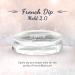 SNS Nails Dipping Powder French Dip Moulding - Two-Sided French Manicure Mold for Pink/White Nails - Buy Online on GoSupps.com