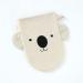 Blumie 2pcs Organic Cotton Bath Mitt Gloves for Babies/Kids with Animal Faces - Dusty Pink & Sandy Beige - Buy Online on GoSupps.com