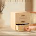 Wakects 90 Slots Essential Oils Storage Box - Wooden Aromatherapy Organizer for Travel & Storage - 3 Level Design for Fragrance Oils - Buy Online on GoSupps.com