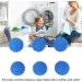 Silicone Dryer Balls Reusable Silicone Clothes Dryer Balls Convenient to Reduce Drying Time for Laundry (Blue 6 PCS) - Buy Online on GoSupps.com