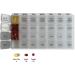 ProMed Weekly 4x Daily Pill Organizer - 7 Day Medication & Vitamin Case | Ergonomic BPA-Free Removable Compartments - Buy Online on GoSupps.com