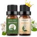 Sedbuwza Gardenia Jasmine Essential Oil Set Gardenia Fragrance Oil Jasmine Scent Oil Set for Diffuser Aromatherapy Massage Soap Candle Making 2 x 10 ml Gardenia + Jasmine