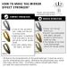 Metallic Mirror Painting Nail Polish - 2x12ml Silver & Gold - Chrome Effect Striper Gel with Brush for DIY Nail Art Manicure - Buy Online on GoSupps.com