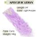 S-noilite 24 inch Curly Light Purple Clip In Hair Extensions - 8pcs Full Head Extension Set | Sexy Lady Fashion Choice in 60 Colors - Buy Online on GoSupps.com