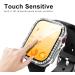 Cuteey 2 Pack Bling Case & Screen Protector for Apple Watch SE/Series 6/5/4 - Full Protection 40mm Clear/Clear - Buy Online on GoSupps.com