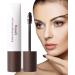 Eyebrow Gel Natural Quick-Drying Long-Lasting Brow Shaping Gel | Buildable Gel Sweatproof for Eyebrows Locks Brow Hairs in Place Lencyh Dark Brown - Buy Online on GoSupps.com