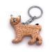 Onwomania - " -Raubat Tiger Cat keychain - Wood lucky charms ideal as a gift for example for the best friend best friend mom - for men women & children