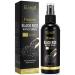 Black Rice Water Hair Growth Serum Spray - Natural Vegan Hair Regrowth Treatment for Men & Women with Castor Oil and Ginger - Ideal for Damaged Dry Hair - Enhances Thickness Length Luster