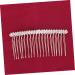 Beaupretty Hair Accessories Hair Insert Comb Bridal Side Comb Bow Hair Clips Bridal Hair Clip French Comb Rhinestone Headdress Bang Comb Double Rows Rhinestone Hair Pin Hair Comb - Buy Online on GoSupps.com