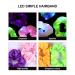 FRCOLOR Glow in the Dark LED Hair Ties - 6 Pack Elastic Bands for Women & Girls | Stylish Hair Accessories - Buy Online on GoSupps.com