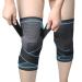 Milaiun Kniebandage 2 Set knee -minded sport for men women non -slip unisex knee orthosis for outdoor sports or strength exercises (s) blue s