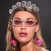 amangul Vintage Inspired 70s Disco Headband Sunglass Earrings Set Perfect for Parties and Dance Clubs - Buy Online on GoSupps.com