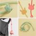 4PCS Safer Silicone Pacifier Holder Clips - Ideal for Strollers High Chairs and Cribs | Travel-Friendly Baby Accessories - Buy Online on GoSupps.com