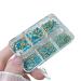 FEIlei Clear Nail Rhinestones 3D Nail Gems Nail Diamonds Pointed Back Nail Stones