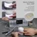Aokitec 4-in-1 Fake Nail Tips Gel Kit with UV LED Lamp - 504 Coffin Nails, Glue, Clipper, File | Nail Art DIY Set - Buy Online on GoSupps.com