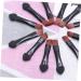 Ipetboom Mini Lipsticks 20pcs Women Shadow Applicator Sided Black Brush Eye Portable for Tool Sponge Double Girls Makeup - Buy Online on GoSupps.com