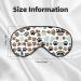 Dog Bones Paw Prints Print Unisex Sleeping Eye Mask Soft Comfortable Light-Blocking Eye Mask - Buy Online on GoSupps.com