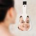 Annhua Handheld Tooth-Shaped Hand Mirror - Small Face Mirror with Handle for Dentist Office, Clinic, Bathroom, Barber & Salon | White - Buy Online on GoSupps.com