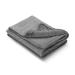 Medisana HB 680 cuddly heating ceiling cuddly ceiling in the knitting pattern with automatic switch-off washable gray 3 temperature levels 160 x 120 cm 2-color transition optics
