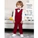 Mint Green Baby Boys Gentleman Suit Set | Burgundy | Size 2-3 Years - Buy Online on GoSupps.com
