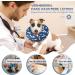 Supet Halskrause Inflatable Dog & Cat Collar | Adjustable Post-Op Protective Blue Bone Collar (L: 27.9-35.6cm) - International Shipping - Buy Online on GoSupps.com