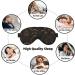 Gold Black Wallpaper Print Soft Eye Mask | Sleep Mask for Women & Men | Ideal Travel Sleeping Eye Mask - Buy Online on GoSupps.com