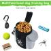 Kissleaf Dog Treats for Training | Pet Training Clicker & Fecal Bag Dispenser | Snack Bags in Black/Gray - International Shipping Available - Buy Online on GoSupps.com