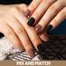 Teenitor 288Pcs Matte Acrylic Short Square Fake Nails - Glitter Full Cover Press On Nails for Teens - Buy Online on GoSupps.com