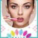 100 Pcs Double-Sided Silicone Lip Scrub Brushes with Container - Exfoliating Lip Brush for Plump, Smoother Lips - Soft Silicone Face Cleansing Tool - Buy Online on GoSupps.com