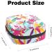 Exotic Floral Sanitary Napkin Storage Bag - Portable Period Pouch for Women and Girls - Multi-colored - Buy Online on GoSupps.com