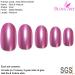 Bling Art Oval False Nails Fake Acrylic Matte Pink Metallic 24 Medium Tips Glue - Buy Online on GoSupps.com