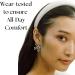 Genkigold Silklike Headband - Stylish and Comfortable Padded Hairband - Headband Crafted from Satin - Black/White/Pink/Blue - Lightweight for All-Day Wear - Gift for Women Cream - Buy Online on GoSupps.com