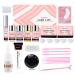 4 in 1 Lash Lift and Black Kit Brow Lamination and Black Color Kit Semi-Permanent Eyelash Lifting Eyebrow Perming with Tools Full Kit Professional Use for Salon
