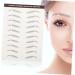 FOMIYES 36 Pcs Eyebrow Stickers Makeup Stickers 3d Eyebrows Stickers Eyebrow Tattoos Stickers Tool 4d Bionic - Buy Online on GoSupps.com
