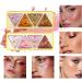4 color baked blush palette cheek makeup shimmer facial blush natural glow lasting lightweight high light blush (03) - Buy Online on GoSupps.com