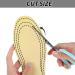 Thin Shoe Insoles - Three-Layer Latex Memory Foam Inserts for Men & Women | Cuttable Shock Absorbing Shoe Pads | Ideal for Shoe Repair & Replacement (Black US M: 4-10/W: 5-12 - Buy Online on GoSupps.com