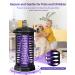 Meoligram 2-in-1 Insect Destroyer - UV Mosquito Trap & LED Fly Catcher for Indoor/Outdoor Use - Buy Online on GoSupps.com
