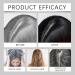 VKaoess 3in1 Shampoo for Black Hair Dye Herbal Shampoo for Black Hair Color Long Lasting Gray Coverage Moisturizing Blend Easy to Apply Instant Color with Herbal Ingredients 8 Bottles - Buy Online on GoSupps.com